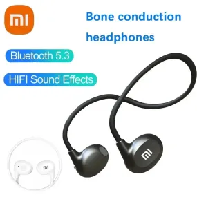 Xiaomi Bone Conduction Headphones Wireless Bluetooth 5.3 Waterproof Headset Stereo Over-Ear Sports Earphones Earbuds With Mic