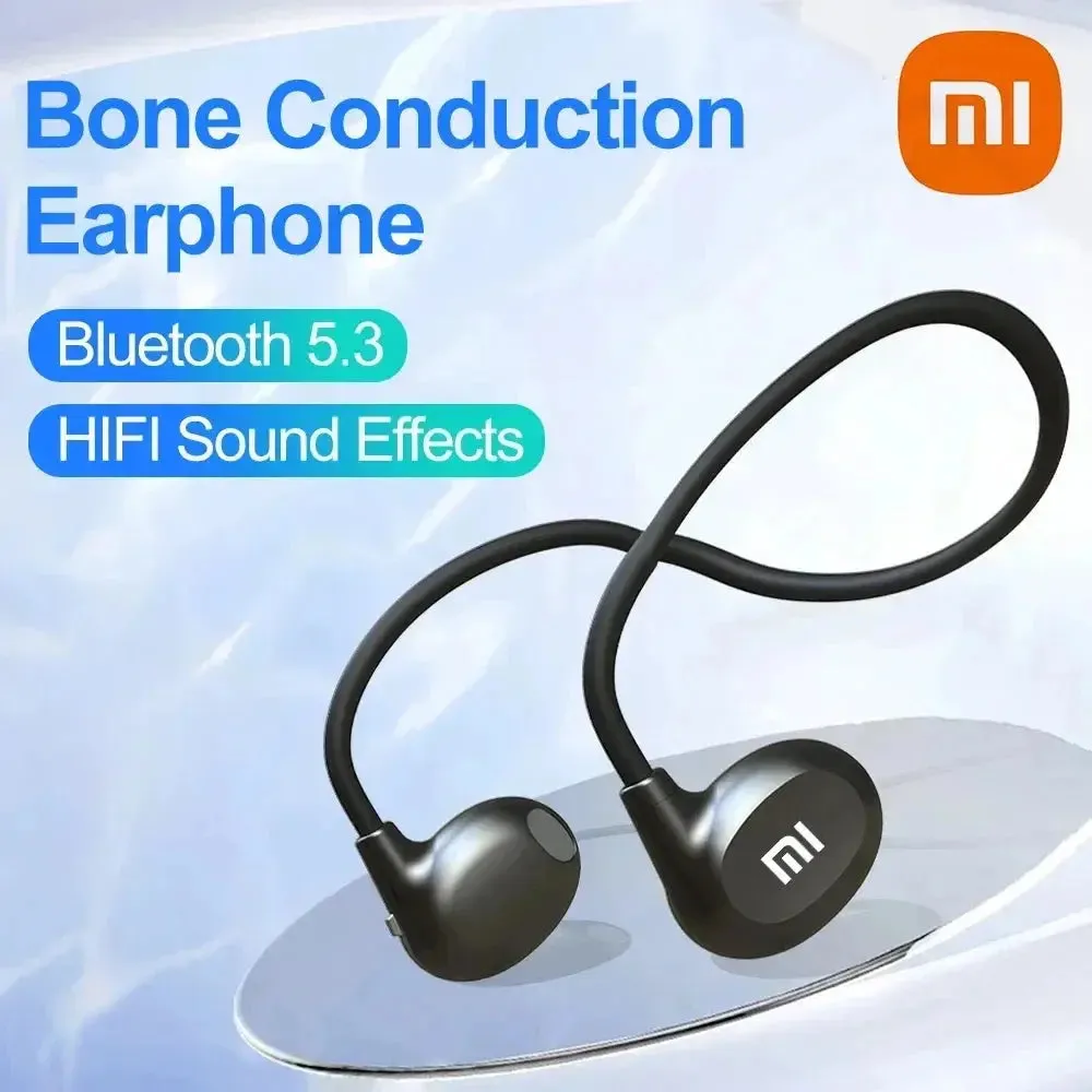 Xiaomi Bone Conduction Headphones Wireless Bluetooth 5.3 Waterproof Headset Stereo Over-Ear Sports Earphones Earbuds With Mic